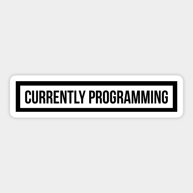 currently programming Sticker by emilykroll